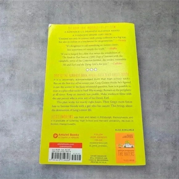 Me and Earl and the Dying Girl by Jesse Andrews Paperback pre-loved book - Picture 2 of 2